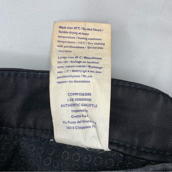 Gas Jeans Anders Slim Fit Men's Black Denim W32 x L30 Classic Style - Picture 9 of 12